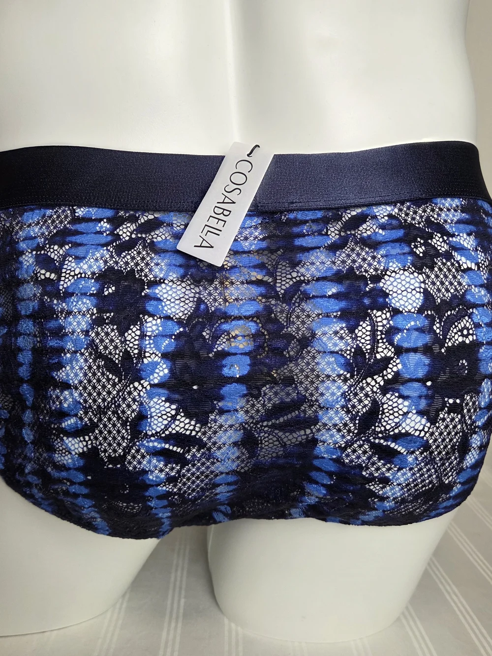 Cosabella Navy Blue Shiny Bikini Brief for Men